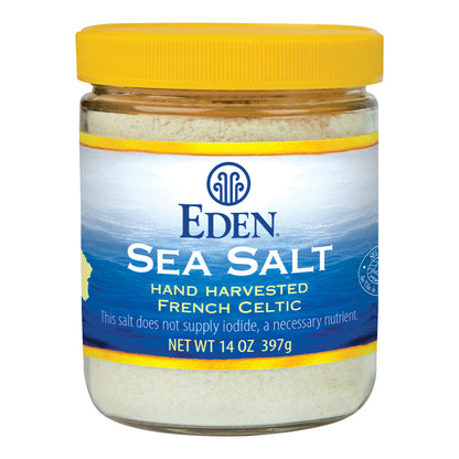 SEA SALT, FRENCH CELTIC, UNREFINED, HAND HARVESTED, 14 OZ