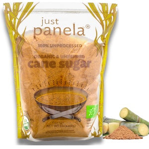 PANELA, WHOLE ORGANIC CANE SUGAR (Similar to RAPADURA SUGAR), 1 LB