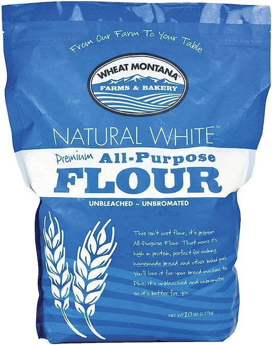 UNBLEACHED FLOUR, NATURAL PREMIUM, 10 LB BAG